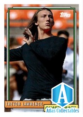 2021 Topps X Trevor Lawrence #28 1992 Topps Football Jacksonville Jaguars